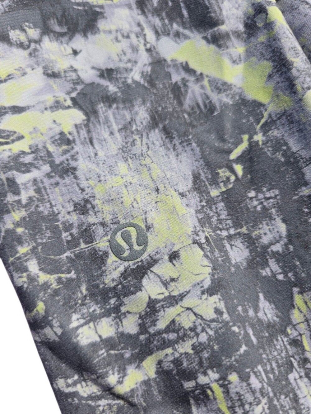 lululemon athletica Gray & Neon Yellow Leggings